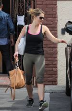 CANDACE CAMERON BURE in Tights at DWTS Rehearsal in Los Angeles