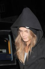 CARA DELEVINGNE Out and About in London