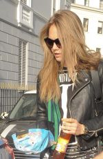 CARA DELEVINGNE Out and About in London