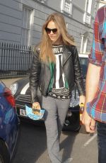 CARA DELEVINGNE Out and About in London
