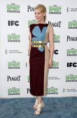 CATE BLANCHETT at 2014 Film Independent Spirit Awards in Santa Monica