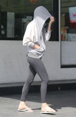 CHARLIEZE THERON at Gas Station after a Yoga Class in Los Angeles