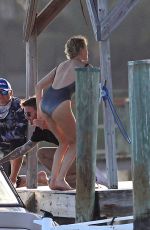 CHARLIZE THERON at a Photoshoot in Miami Beach