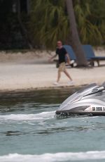 CHARLIZE THERON in Swimsuit at a Photoshoot in Miami