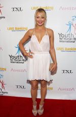 CHARLOTTE ROSS at Youth for Human Rights International Celebrity Benefit in Hollywood