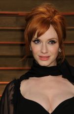 CHRISTINA HENDRICKS at Vanity Fair Oscar Party in Hollywood
