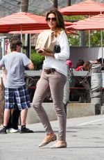 CINDY CRAWFORD at Malibu Seafood