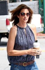 CINDY CRAWFORD Out and About in Malibu