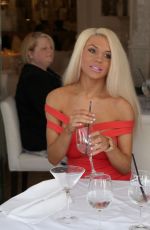 COURTNEY STODDEN in Tight Dress Out in Beverly Hills