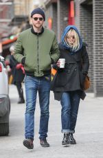 DAKOTA FANNING and Jamie Strachan Out in New York
