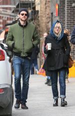 DAKOTA FANNING and Jamie Strachan Out in New York