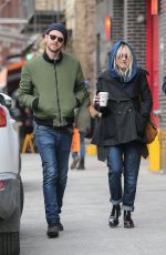 DAKOTA FANNING and Jamie Strachan Out in New York