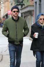 DAKOTA FANNING and Jamie Strachan Out in New York