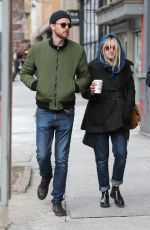 DAKOTA FANNING and Jamie Strachan Out in New York