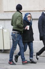 DAKOTA FANNING and Jamie Strachan Out in New York