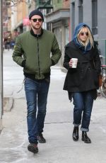 DAKOTA FANNING and Jamie Strachan Out in New York