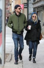 DAKOTA FANNING and Jamie Strachan Out in New York