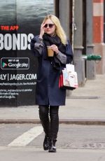 DAKOTA FANNING Out and About in New York