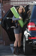 DANICA MCKELLAR in Tight Shorts Arrives at DWTS Rehersal in Los Angeles
