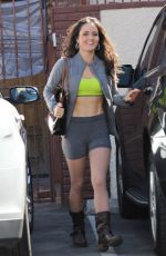 DANICA MCKELLAR in Tight Shorts Arrives at DWTS Rehersal in Los Angeles