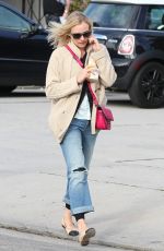 DIANE KRUGER Leaves Andy Lecompte Hair Salon in West Hollywood