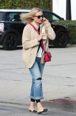 DIANE KRUGER Leaves Andy Lecompte Hair Salon in West Hollywood