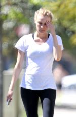 DIANE KRUGER Out for a Walk in Los Angeles