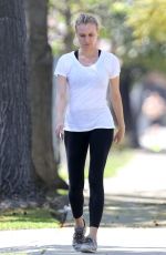 DIANE KRUGER Out for a Walk in Los Angeles