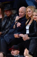 DIANNA AGRON at a Lakers Game in Los Angeles