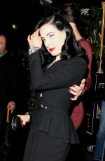 DIAT VON TEESE Leaves Chateau Marmont