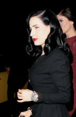 DIAT VON TEESE Leaves Chateau Marmont