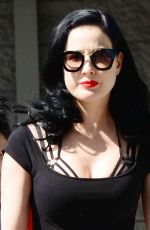 DITA VON TEESE Leaves Yoga Class in Los Angeles
