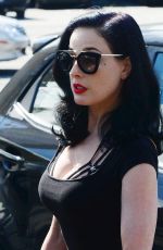 DITA VON TEESE Leaves Yoga Class in Los Angeles