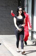 DITA VON TEESE Leaves Yoga Class in Los Angeles