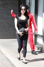 DITA VON TEESE Leaves Yoga Class in Los Angeles