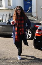 ELIZA DOOLITTLE Filming for a Sport Relief Sketch in London