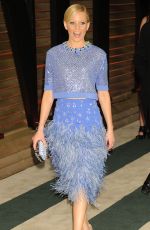 ELIZABETH BANKS at Vanity Fair Oscar Party in Hollywood