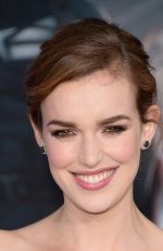 ELIZABETH HENSTRIDGE at Captain America: The Winter Soldier Premiere in Hollywood