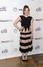 ELIZABETH HENSTRIDGE at Paleyfest 2014 Honoring Agents of S.H.I.E.L.D. in Hollywood