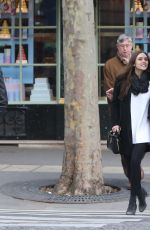 ELIZABETH OLSEN and Boyd Holbrook Out in Paris