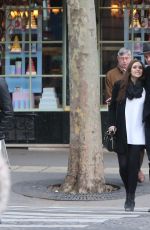 ELIZABETH OLSEN and Boyd Holbrook Out in Paris