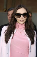 ELIZABETH OLSEN at Miu Miu Fashion Show in Paris