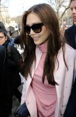 ELIZABETH OLSEN at Miu Miu Fashion Show in Paris