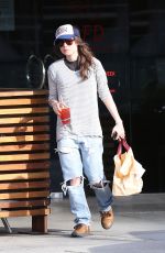 ELLEN PAGE Out and About in West Hollywood