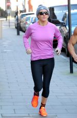 ELLIE GOULDING Work out at a Park in London