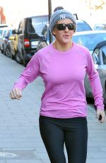 ELLIE GOULDING Work out at a Park in London