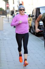 ELLIE GOULDING Work out at a Park in London