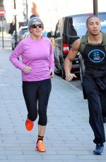 ELLIE GOULDING Work out at a Park in London