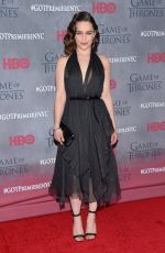 EMILIA CLARKE at Game of Thrones Fourth Season Premiere in New York