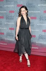 EMILIA CLARKE at Game of Thrones Fourth Season Premiere in New York